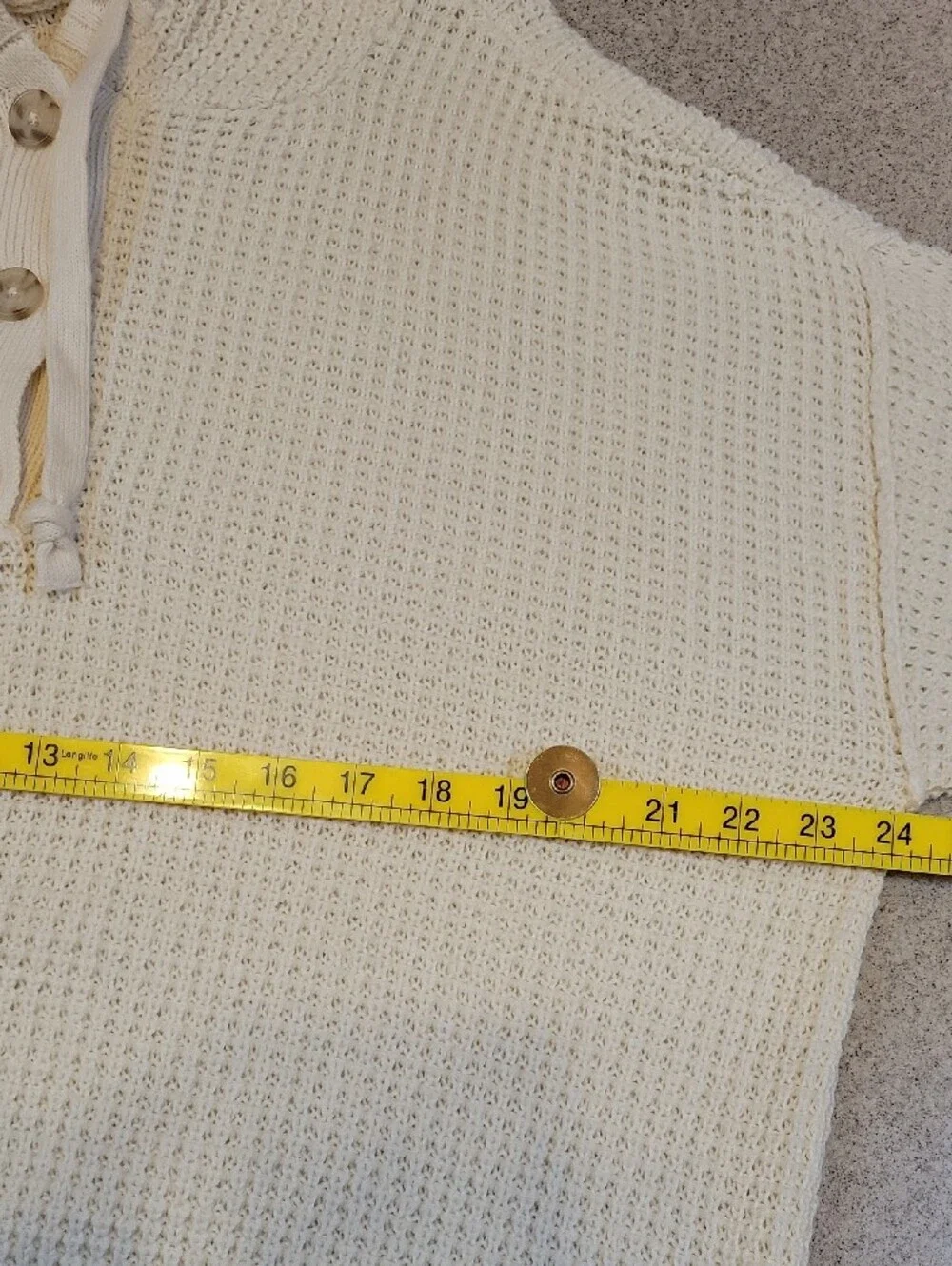 American Eagle Outfitters Chunky Knit Oversized Hooded Pullover Cream NWOT